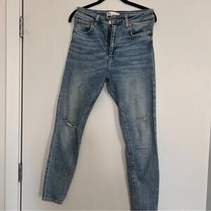 Zara Light Blue Skinny Jeans
